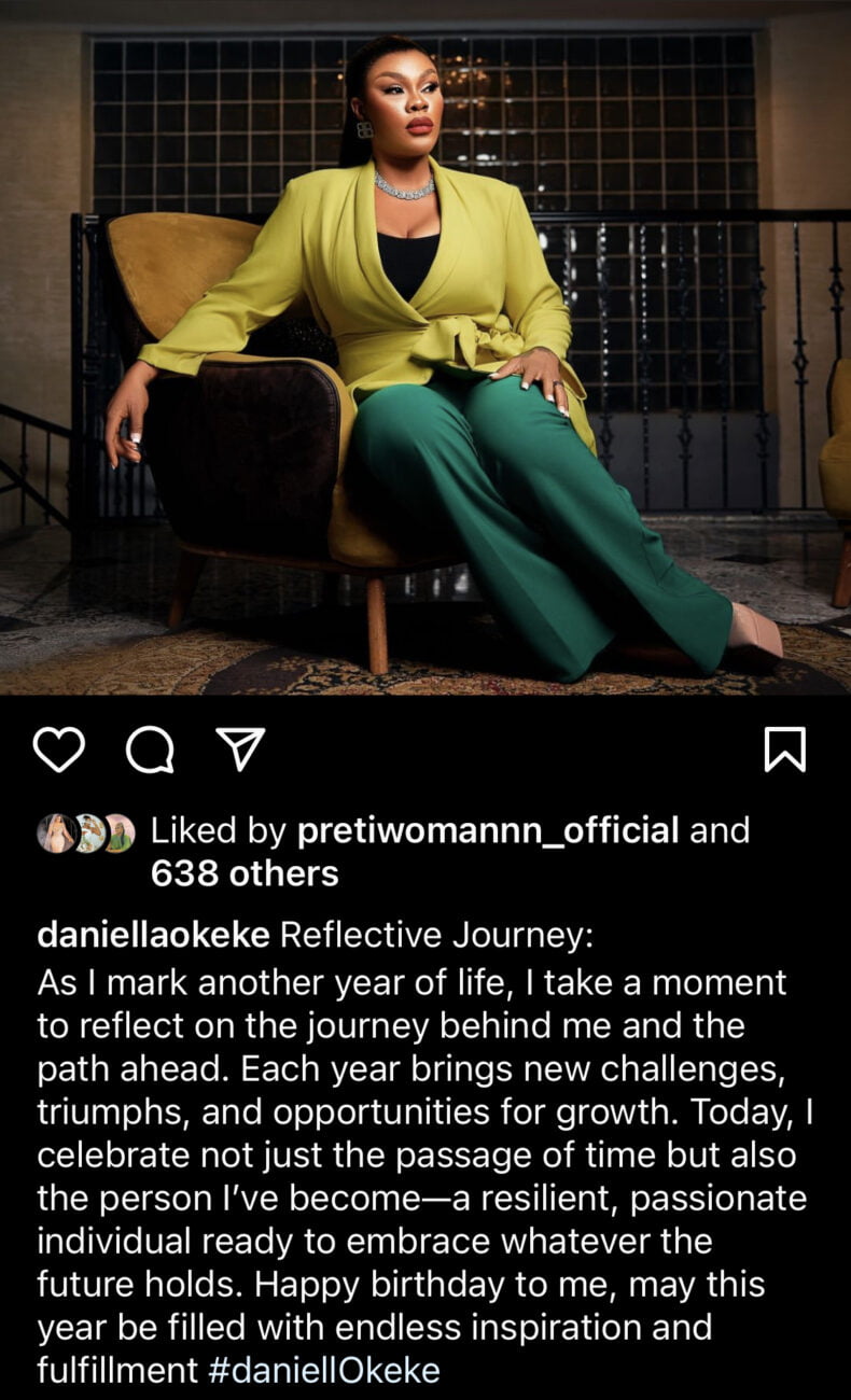 Daniella Okeke reflects on her life’s journey as she turns thirty-seven.