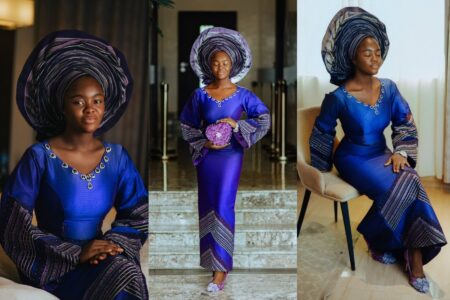 Nigerian bride preaches against nudity