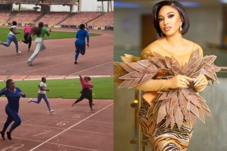 Tonto Dikeh to reduce her derriere after son's inter-house sport race