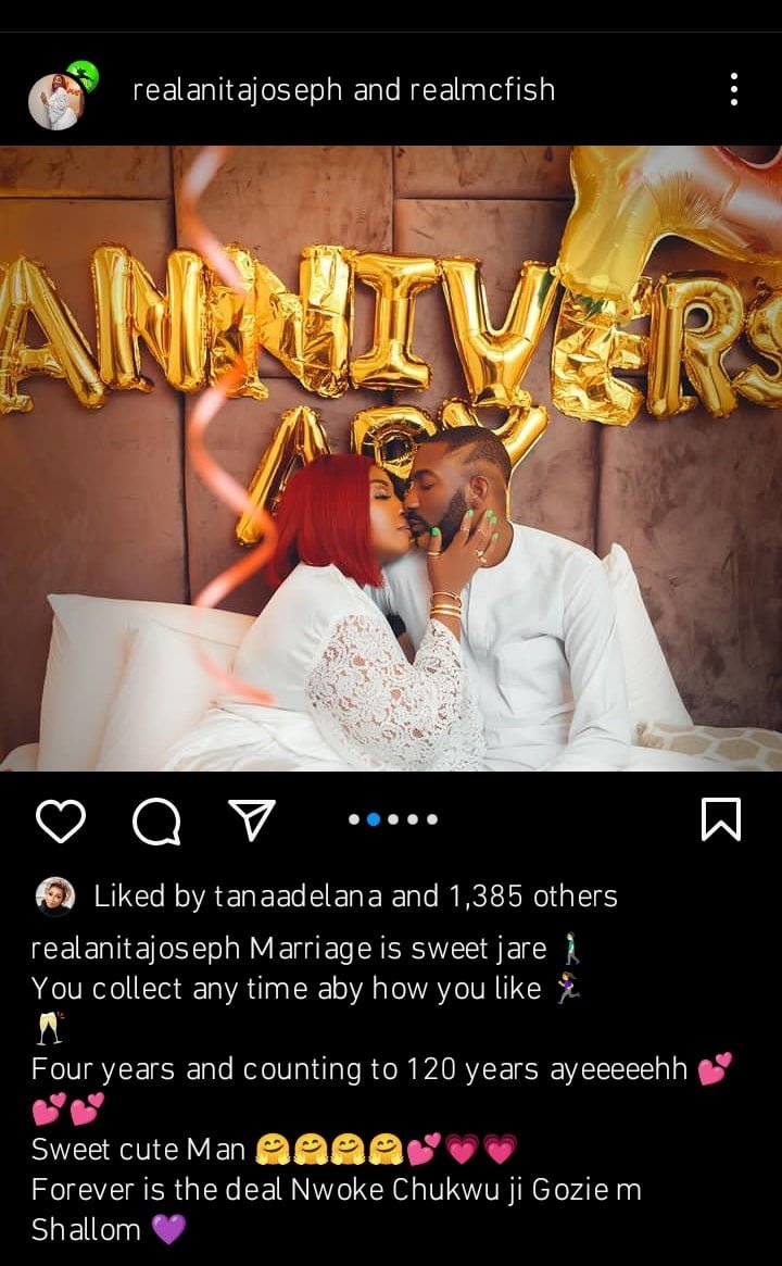 Anita Joseph says marriage is sweet