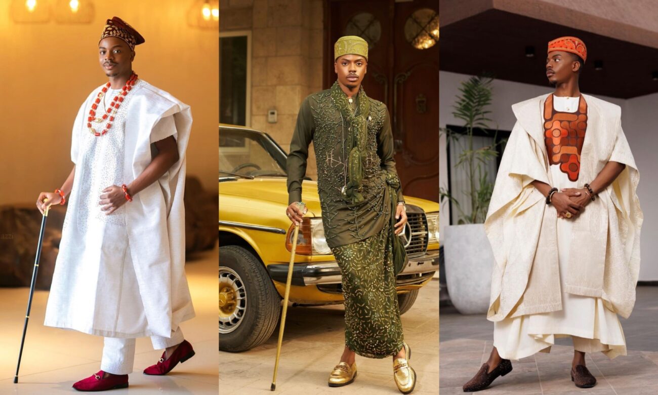 Traditional outfit ideas for men, inspired by Enioluwa Adeoluwa.