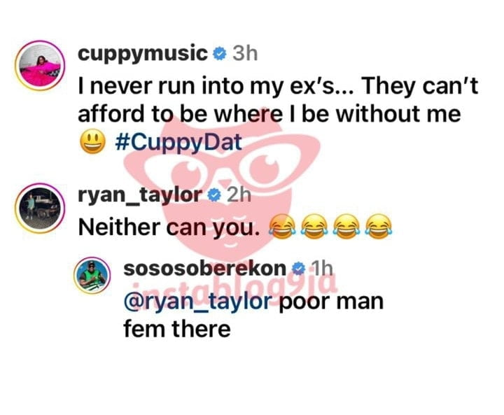 Soso Soberekon defends DJ Cuppy against ex, Ryan Taylor