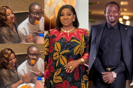 Mide Martins feeds and bribes her husband