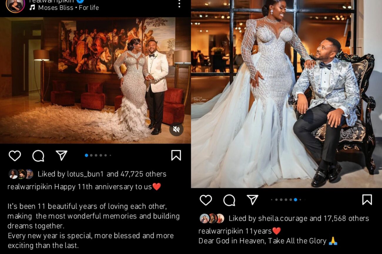 Warri Pikin celebrates 11th wedding anniversary