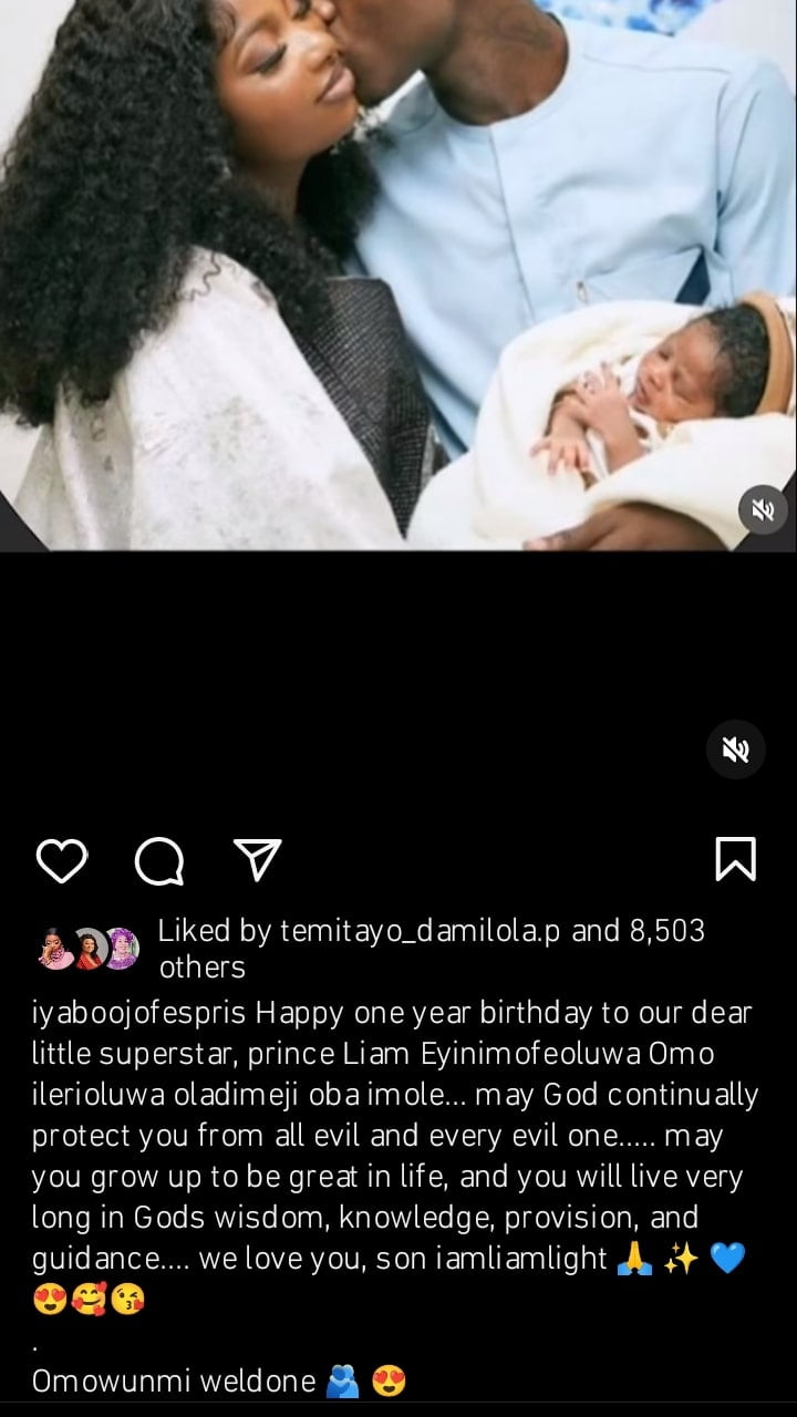 Iyabo Ojo celebrates Mohbad's son's birthday