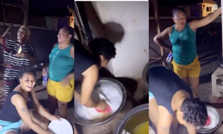 Regina Daniels complains as her mother asks her to do chores.