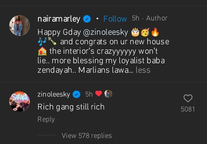 Naira Marley calls Zinoleesky his loyalist