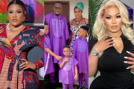 Nkechi Blessing and Nina Ivy react to death prayer for Junior Pope's children