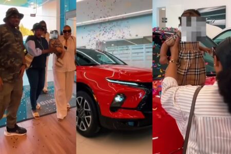 Olakunle Churchill gifts daughter a Chevrolet Blazer