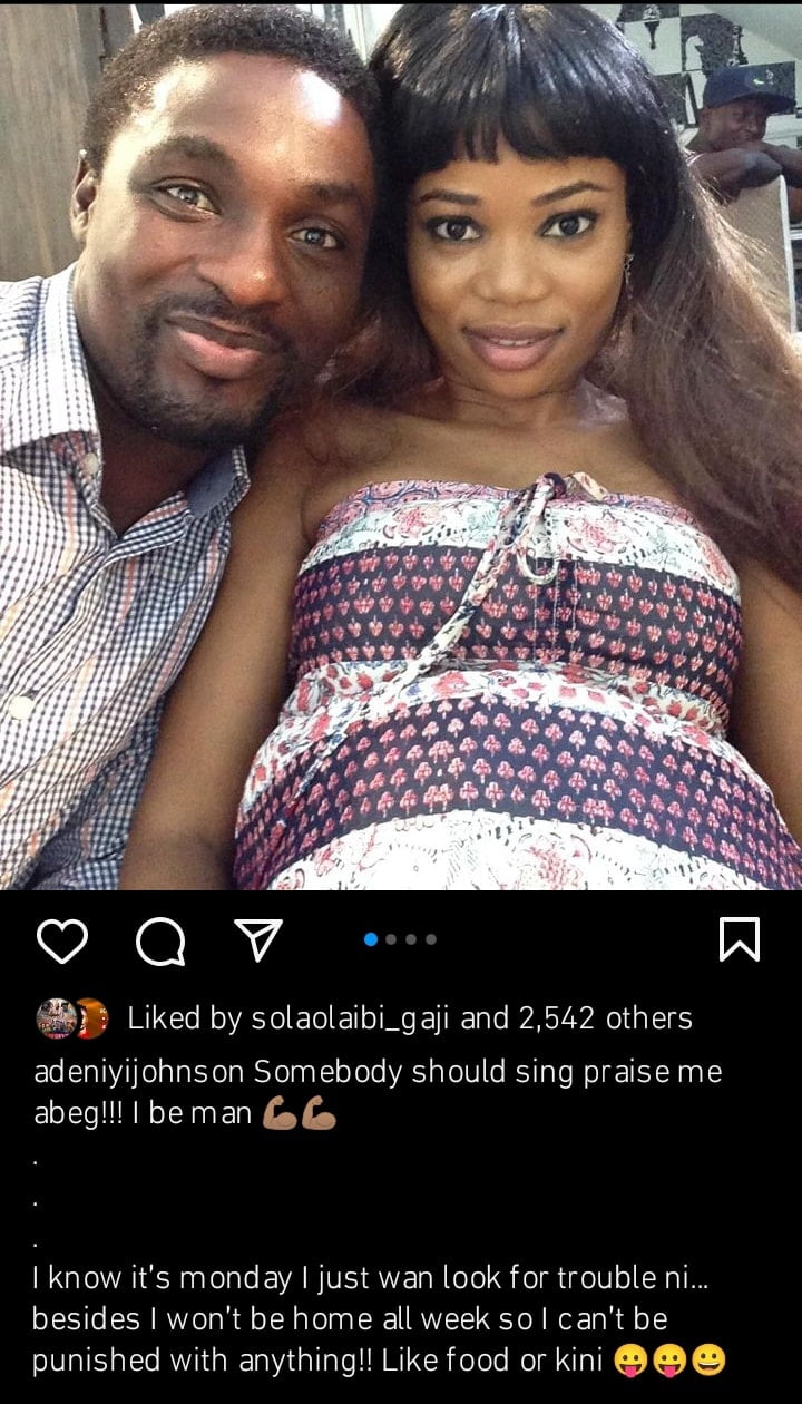 Adeniyi Johnson shares throwback photos of him and wife