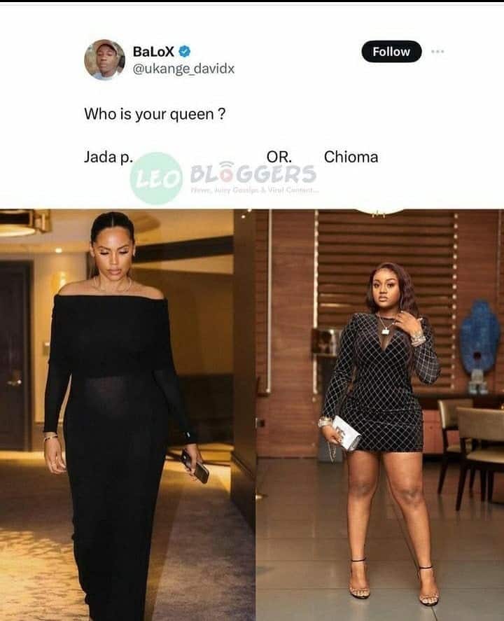 Nigerians choose who is the better queen between Chioma and Jada Pollock