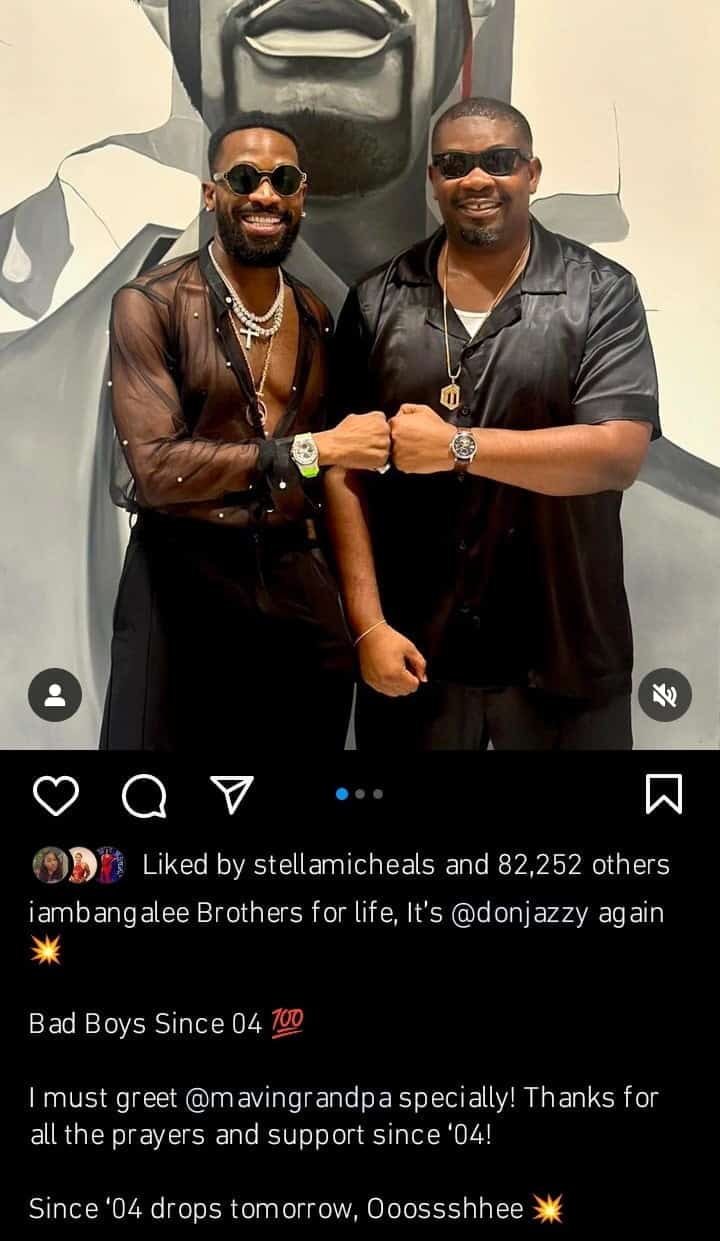 Dbanj and Don Jazzy link up