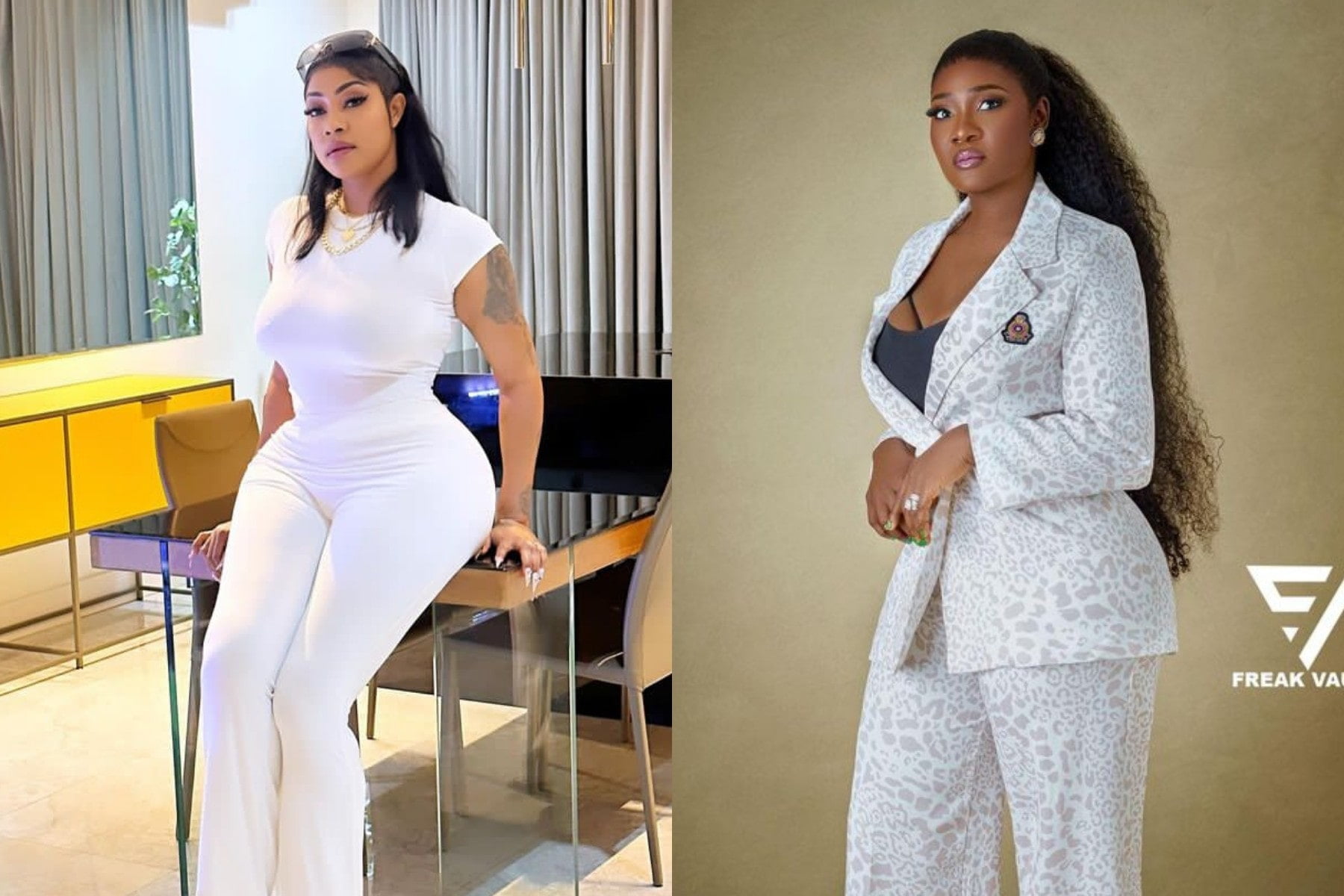 “Everybody calls her a witch and she is so dark” – Angela Okorie continues to expose Mercy Johnson, slams her critics