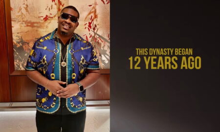 Don Jazzy celebrates the 12th year anniversary of MAVIN record label being in existence.