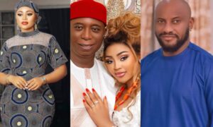 Regina Daniels reacts to Yul Edochie message for her and her husband