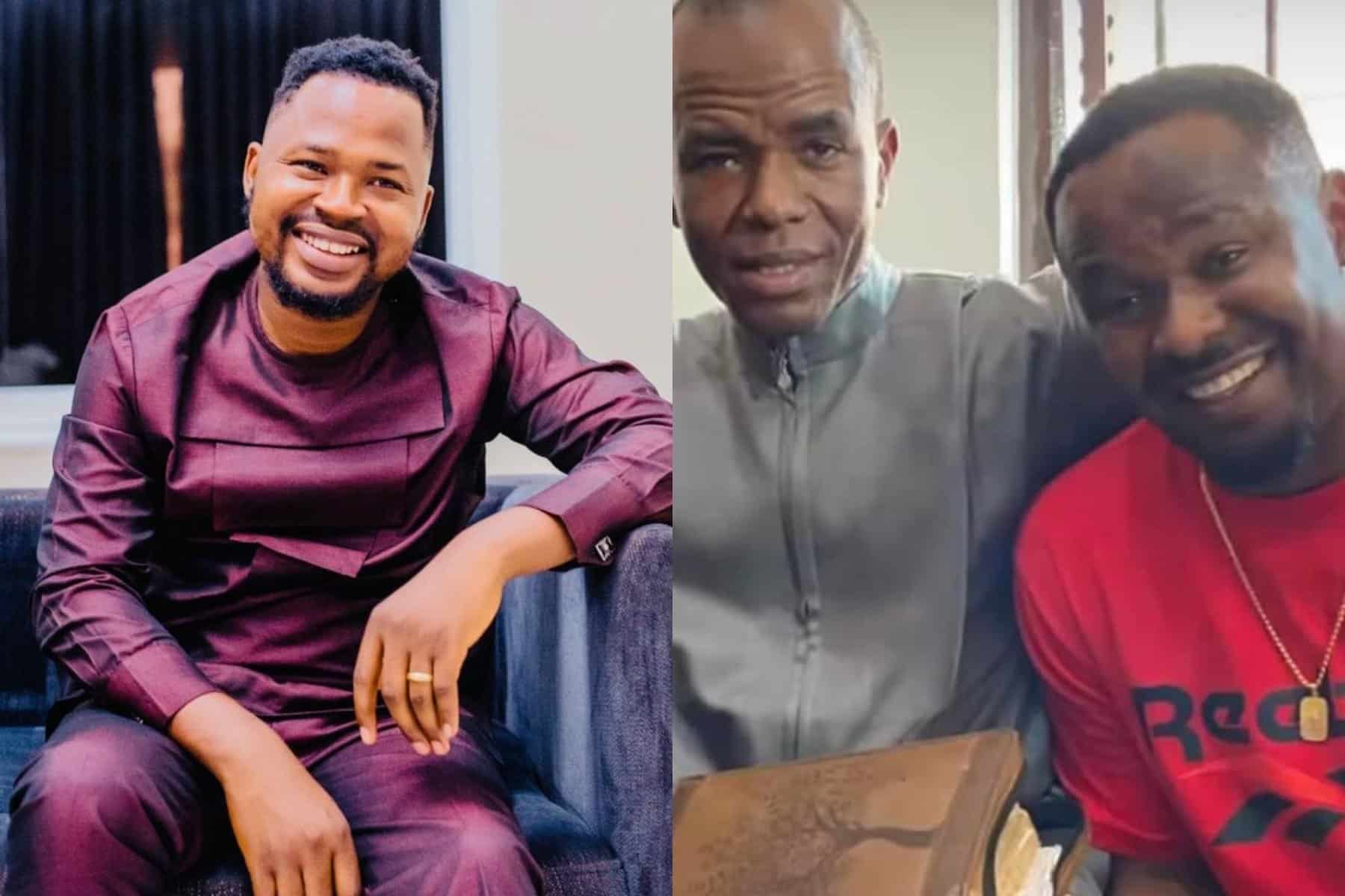 “Your red T-shirt is disrespectful” – Delta State Gov’s aide, Ossai slams Zubby Michael over his outfit to Junior Pope’s funeral